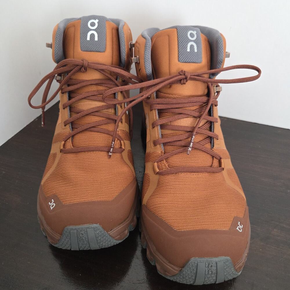 On Cloud Cloudrock Waterproof Hiking Boots Women's Size 8 / EUR 39 Brown Pecan - Picture 3 of 8